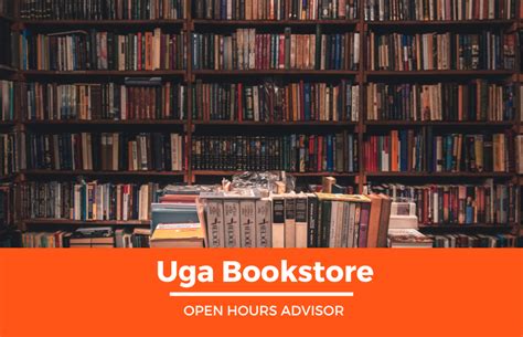 Uga bookstore hours - 3. UGA BOOKSTORE. @UGA_BOOKSTORE. ·. Sep 29. Come out to a pop-up event with NYC-based jewelry company Kyle Cavan at the UGA Bookstore for the Auburn game Saturday 10/8 from 10-3 EST. Shop their beautiful UGA collection, enter to win a 14k Gold UGA Arch, & take selfies in front of the wall display before the game! …